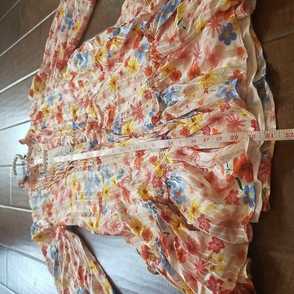 Buddy Love Grace Long Sleeve Shirt Dress Wild Flower Sixe XS - Picture 11 of 15